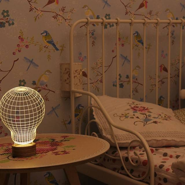 Bulbing lamp. Лампа настольная в комнату подростка. Настольная лампа в интерьере детской. Торшер оптическая иллюзия. Что можно придумать на светильник.